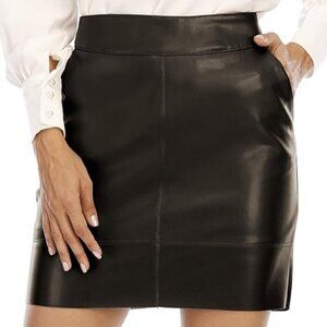 Black Leather Skirt